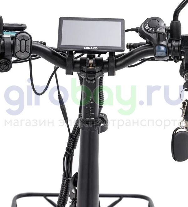 Электровелосипед Minako F10 Pro Dual 48V/20Ah (полный привод) 2025 года - Желтый обод