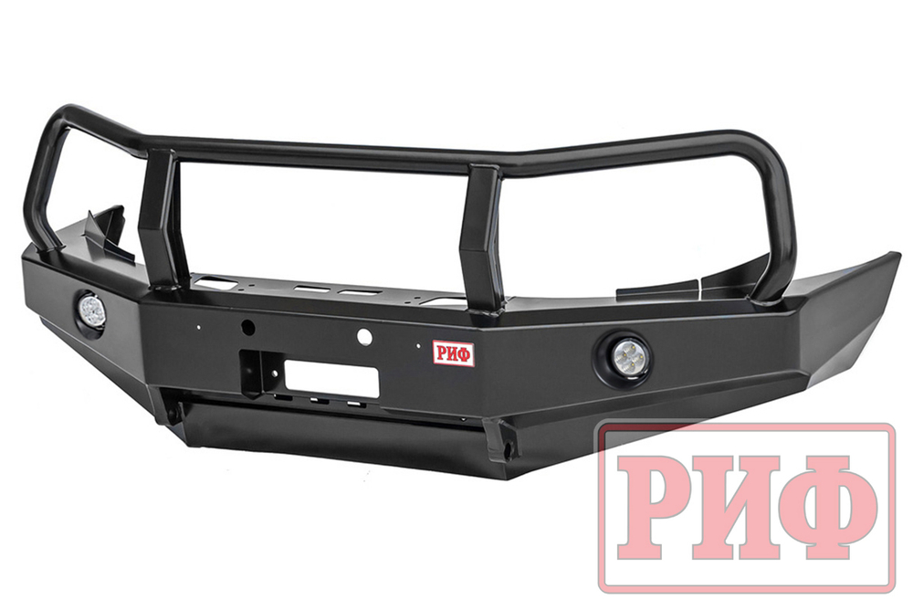 Бампер силовой передний Ford Ranger T6 2011-2015 с доп. фарами и защитной дугой РИФ