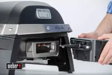 Гриль электрический Weber Pulse 1000 с тележкой, чёрный