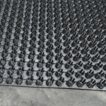 Коврик 45*75см "Травка" щетинистое покрытие, серый