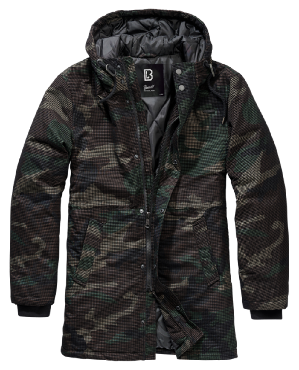 Brandit GRID CAMO PARKA woodland