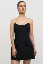 Платье корсетное мини