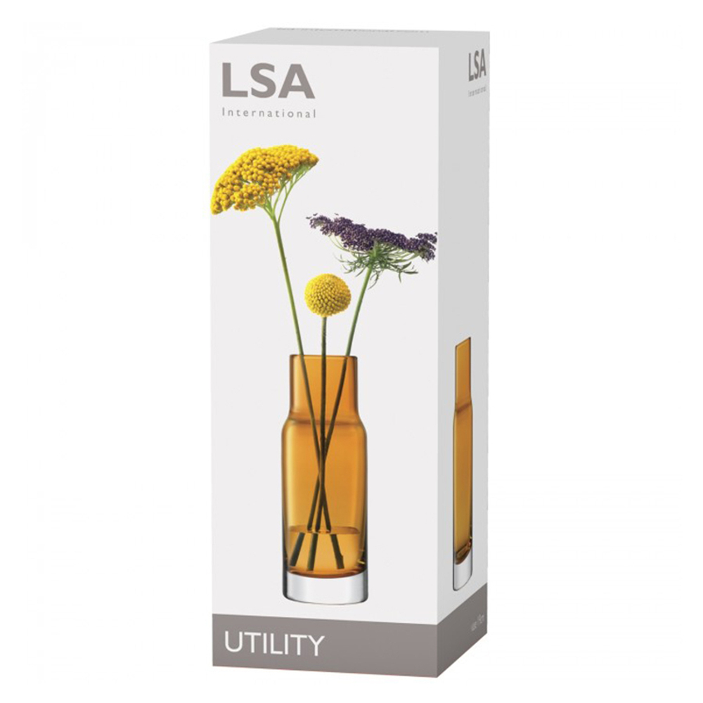Ваза utility, 19 см, охра