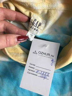 Толстовка Gap яркая и стильная, на 11/12 лет