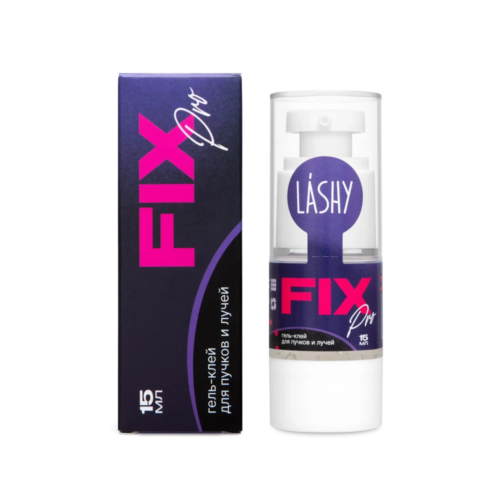 Гель-клей для пучков и лучей LASHY "FIX PRO", 15 мл