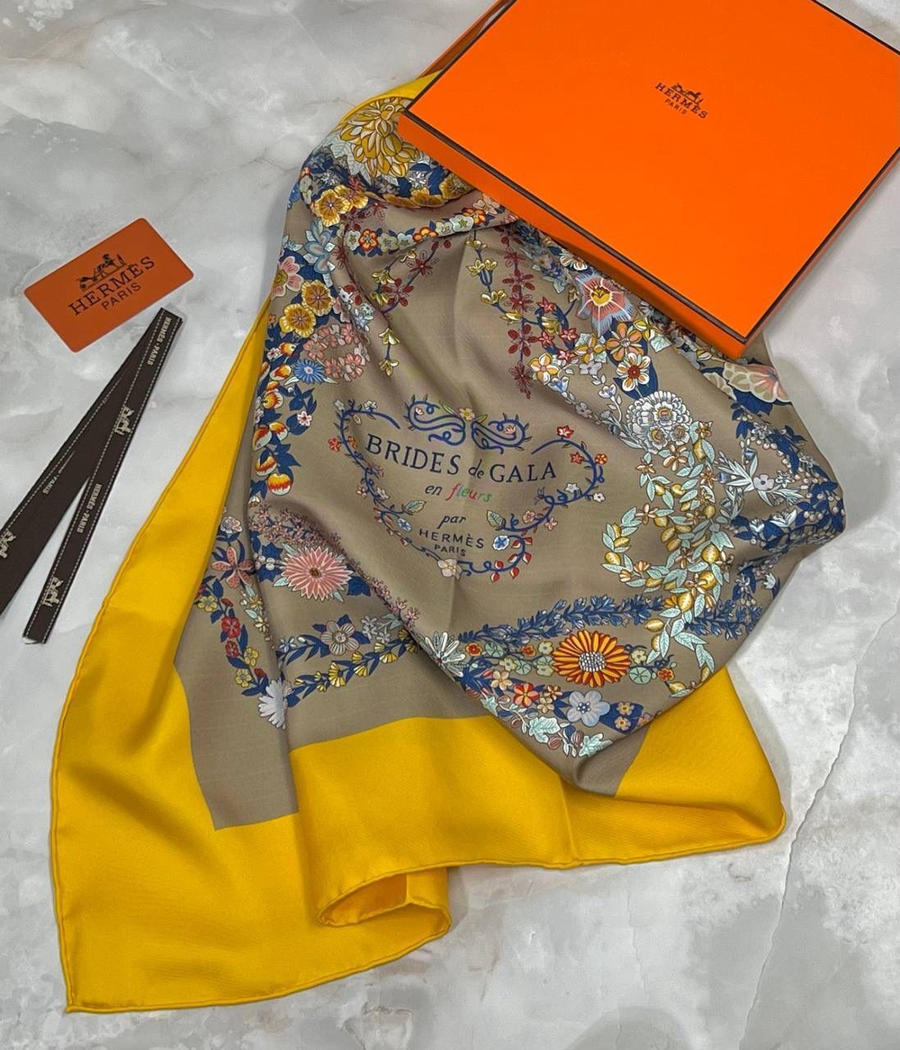Платок Hermes 90х90 см, арт. 485191154