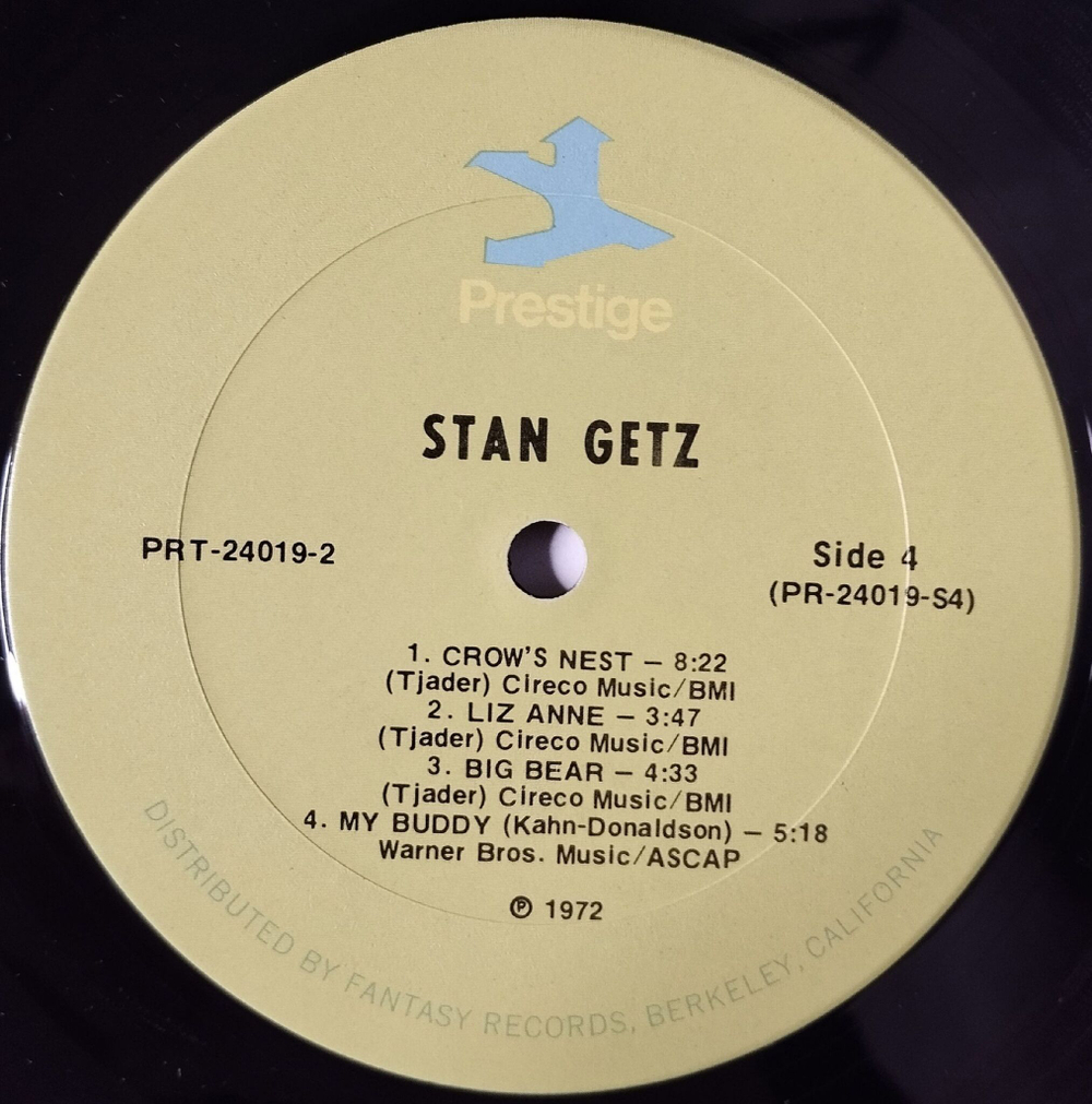 Винтажная виниловая пластинка LP Stan Getz (USA 1972) The Lady In Red