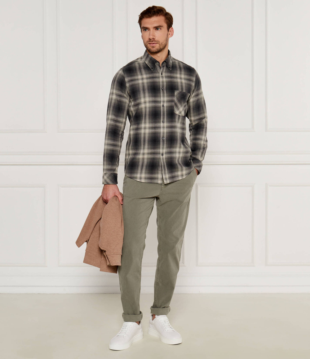 Рубашка Rickert_M BOSS ORANGE - серый(50524875)