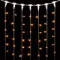 Светодиодный занавес 2*3 м., 600 желтых LED ламп, прозрачный провод ПВХ, LTC (PCL602-10-2Y)