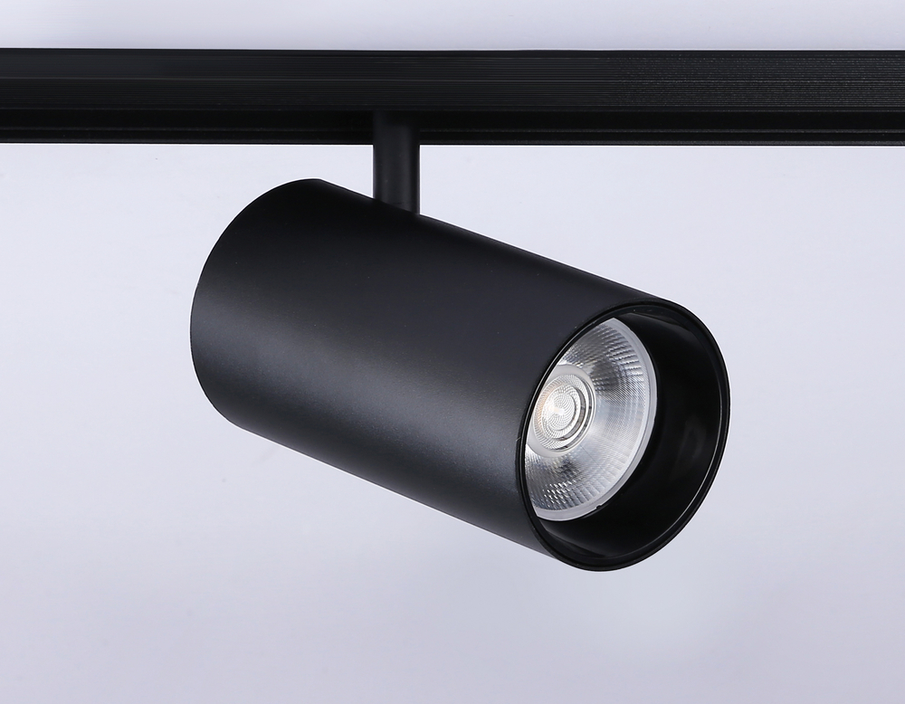 Светильник светодиодный трековый для шинопровода Magnetic GL3846 BK черный IP20 30W 4200K 48V 24° D77*138