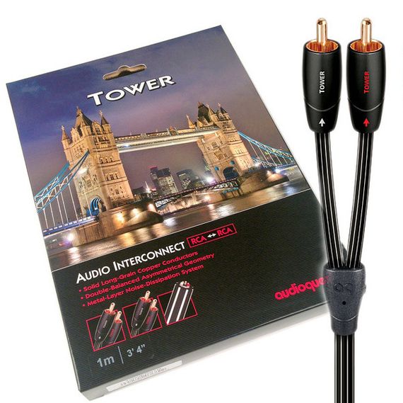 AudioQuest Tower 2RCA-2RCA 0.6 m