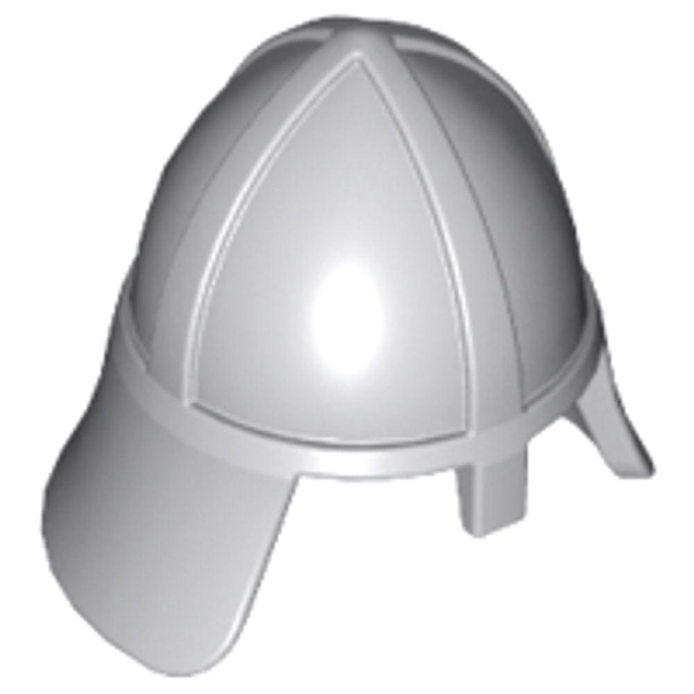 Шлем рыцаря 3844, Metallic Silver