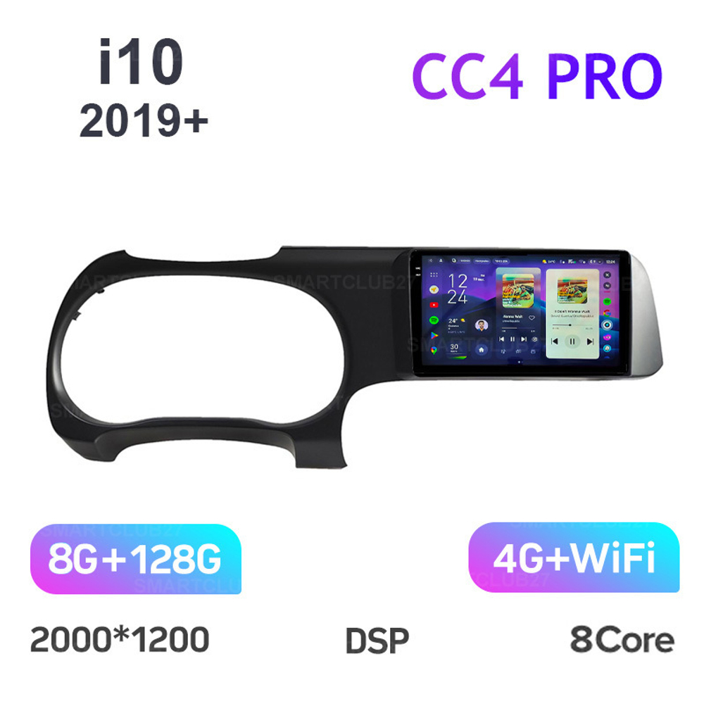 Teyes CC4 Pro 10,2" для Hyundai i10 2019+