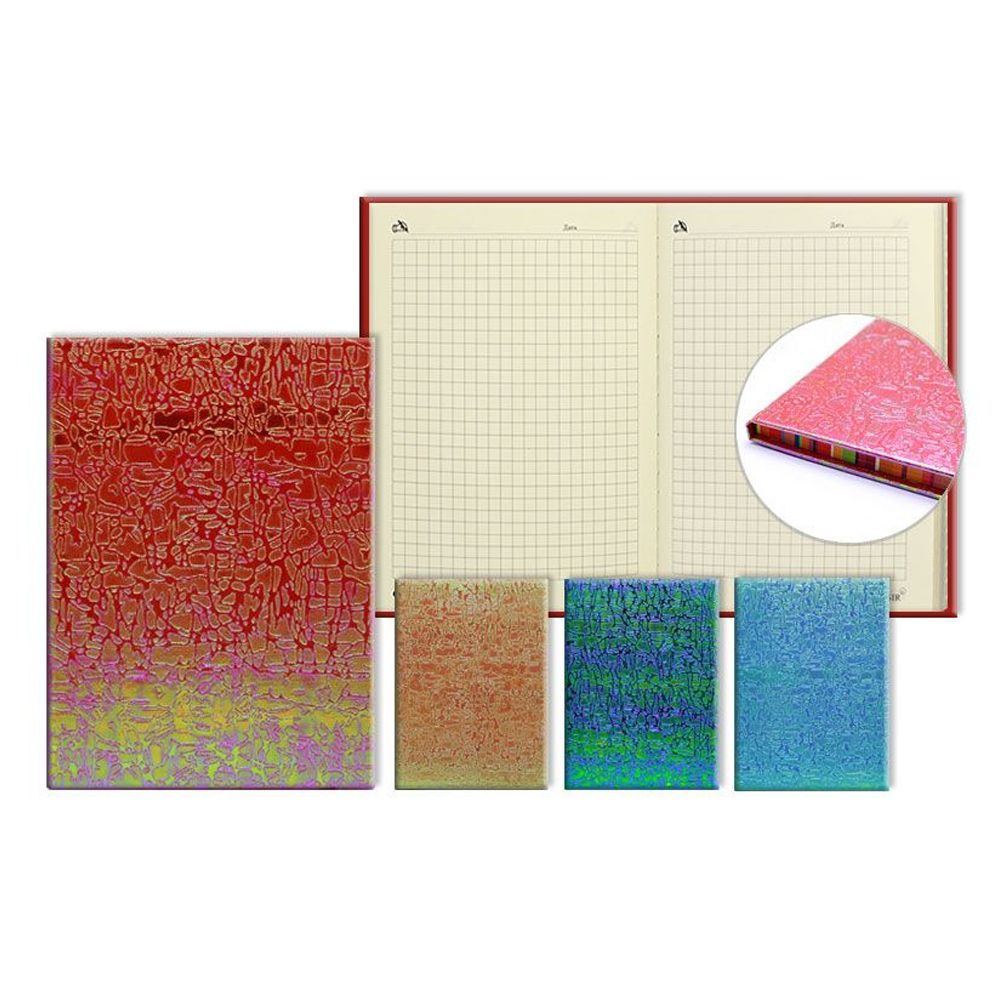 Записная книжка Basir на резинке, формат А6, обложка ПВХ, 17,5*13 см, 80 листов, 4 цвета ассорти