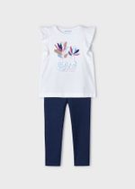 футболка с леггинсами