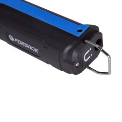Лампа светодиодная аккумуляторная с магнитом(5W/3WCOB,150/360Lumen,3.7V,2000mAh,t зарядки 4ч,USB провод,защита гнезда зарядки,поворотная 270гр) Forsage F-EL2301