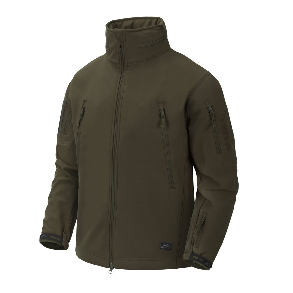 Helikon-Tex GUNFIGHTER Jacket - Shark Skin Windblocker - Taiga Green