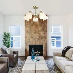 4535/5C COMFI LN21 80 матовое золото Люстра потолочная E27 5*60W 220V WILMA