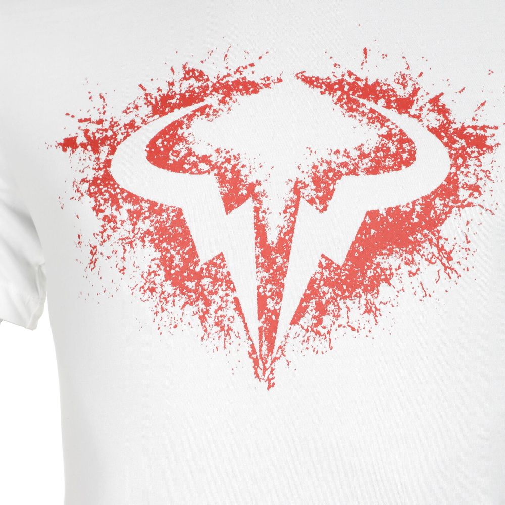 Мужское теннисное поло Nike Dri-Fit Rafa Nadal Court SU23 T-Shirt Men - White, Multicoloured