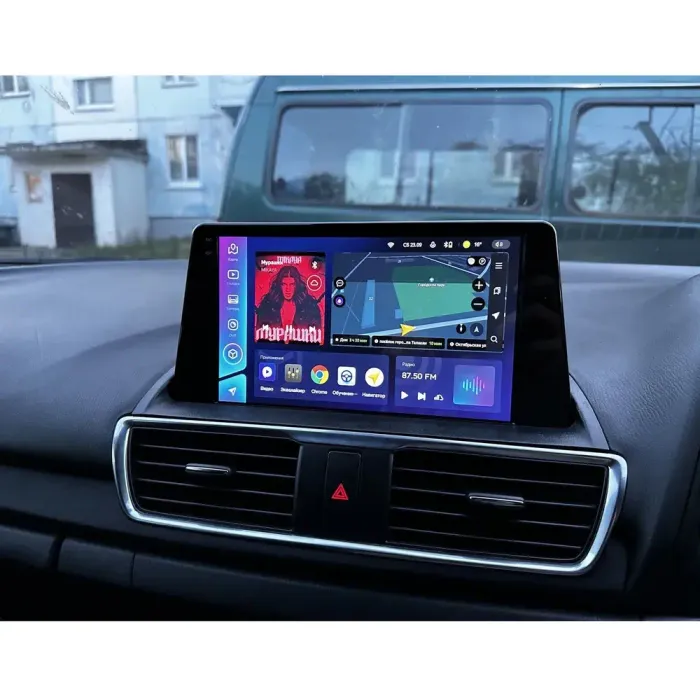 Магнитола для Mazda 3, Axela 2013-2019 - Parafar PF884RN2K на Android 13, Быстрая, QLED+2K, CarPlay, 4G SIM-слот