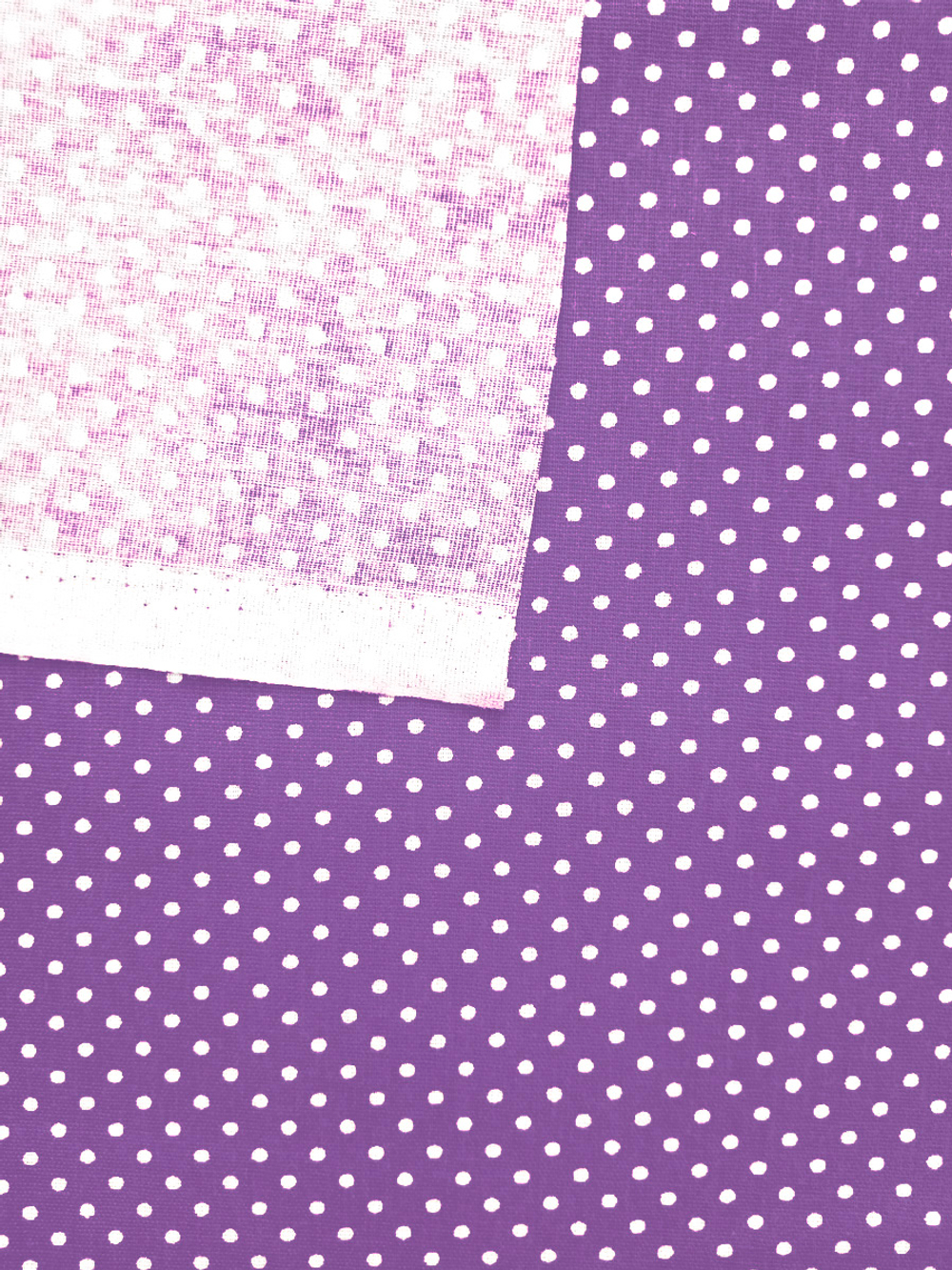 Ткань бязь плательная, рис. "Горох 2 мм", ширина 150 см, арт. 117