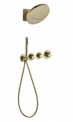 Душевая система скрытого монтажа Grocenberg GB5020MG  с Термостатом Vernet (Франция)