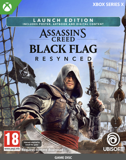 Assassin's Creed Black Flag Resynced Премьерное издание (Launch Edition) (диск для Xbox Series X, интерфейс и субтитры на русском языке)