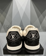 Черно-белые кроссовки LV Trainer унисекс премиум класса