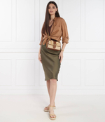 Льняное босоножки Tommy Hilfiger - песочный(FW0FW08051)