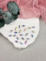 Наветт Navette 8*4 мм, Crystal Ab