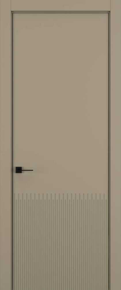 Дверь 5 VERTICAL Матовый Серо-бежевый