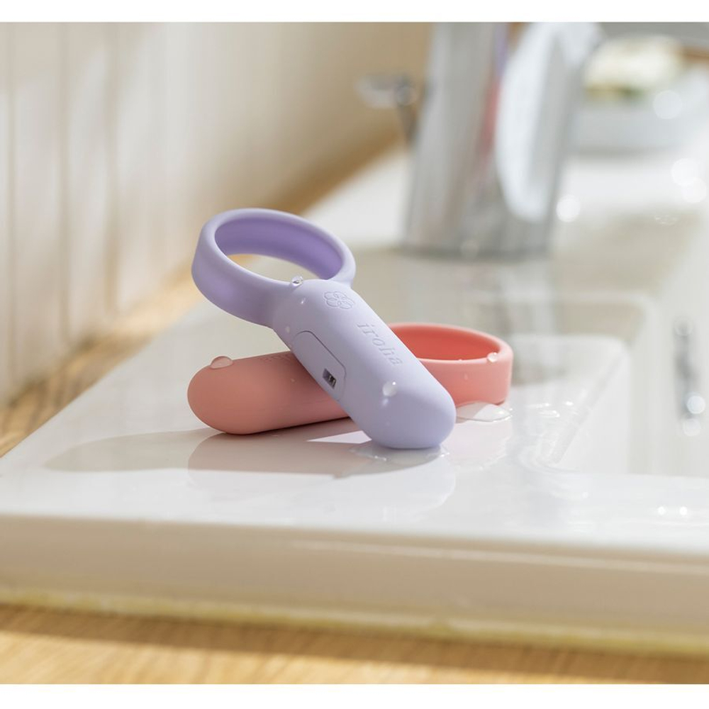Эрекционное кольцо Iroha SVR Coral Pink перезаряжаемый