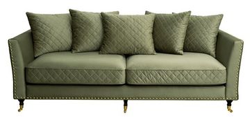 Диван Sorrento 220 трехместный цвет оливковый