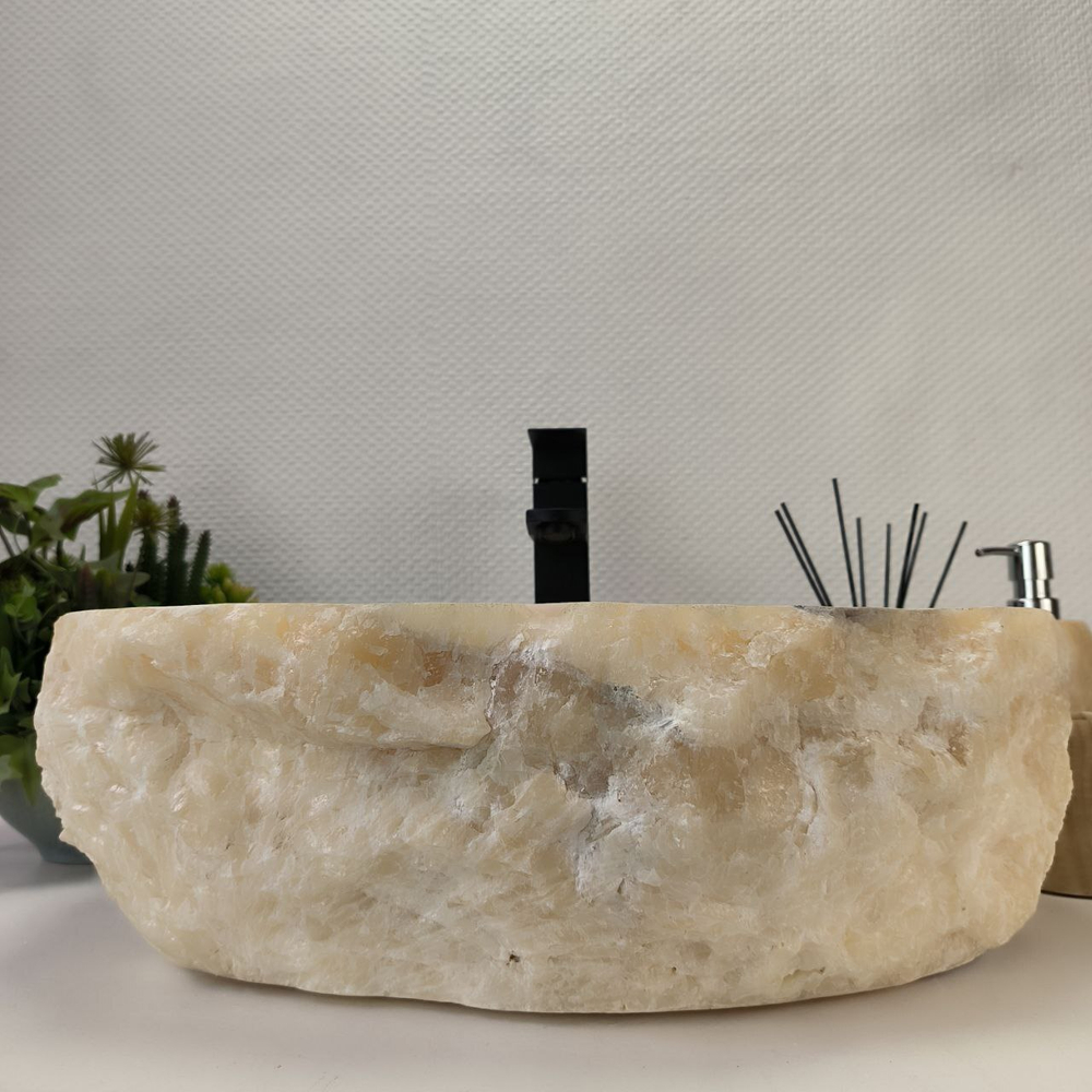 Раковина из оникса Erozy Yellow EO-02728 52x39x15 см