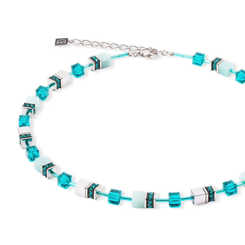 Колье Coeur de Lion Dark Green-Silver 4010/10-0548