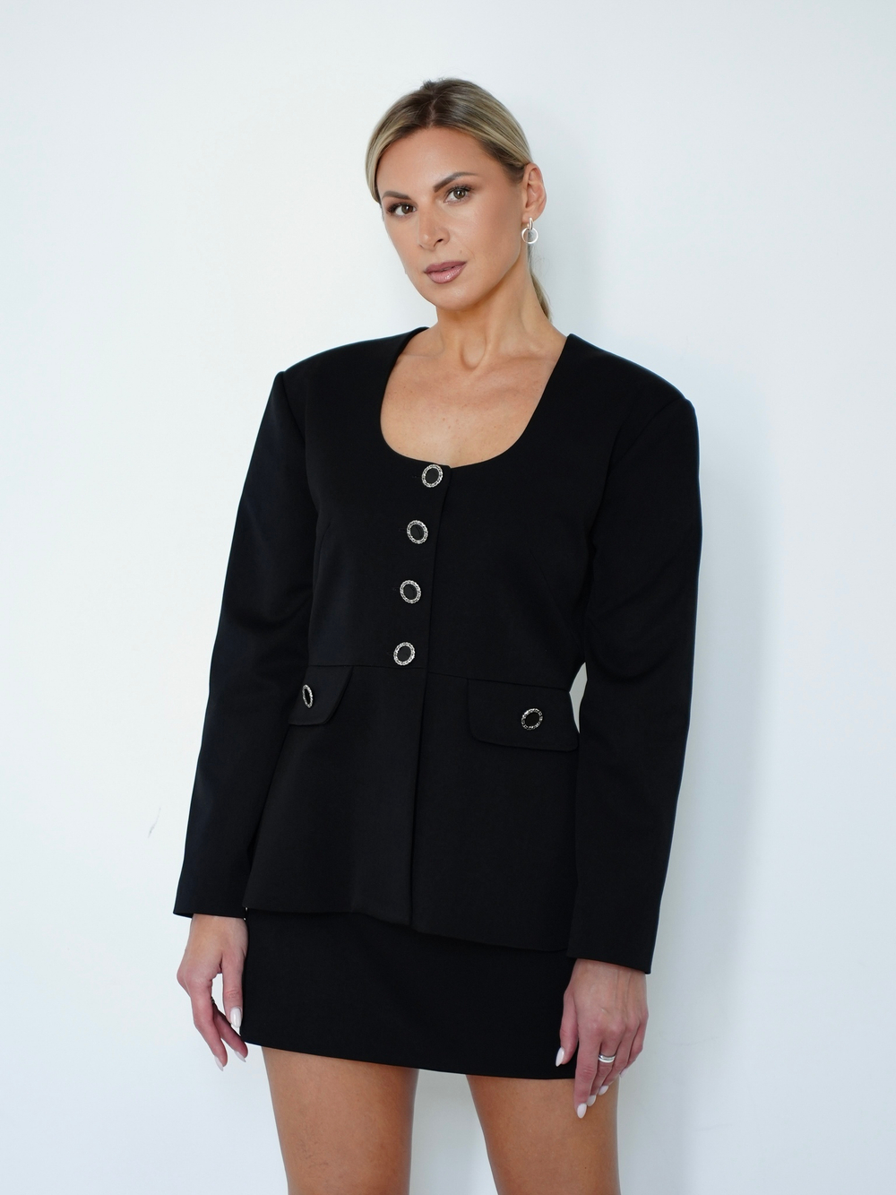 Жакет "Горная лань" в черном