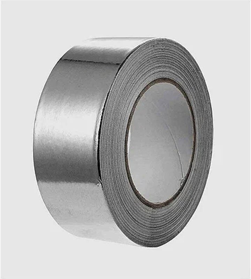 Монтажная лента Ру-флекс АЛЮ-СК, длина 25м, ширина 50мм, толщина 30мм из алюминиевой фольги с нанесенным специальным клейким слоем