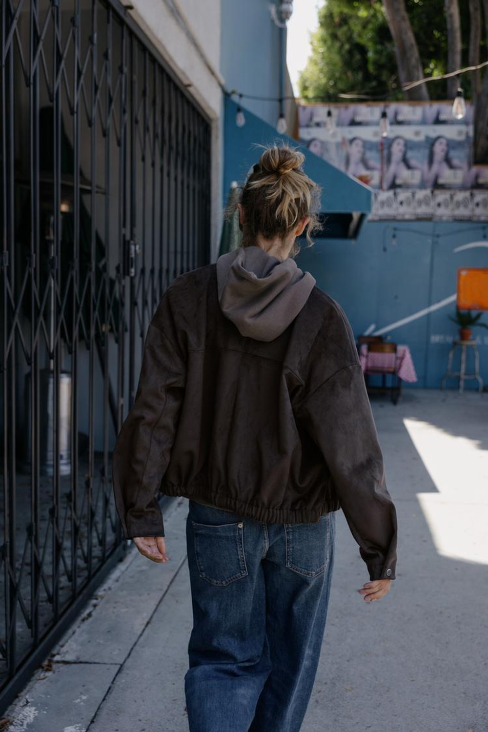 ZARA БАЗОВОЕ ХУДИ, СЕРО-КОРИЧНЕВЫЙ