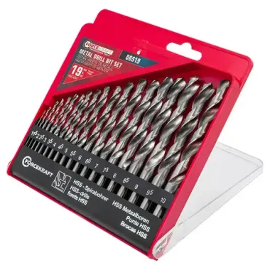 Сверла по металлу, набор 19пр. (1-10мм) FORCEKRAFT FK-DBS19