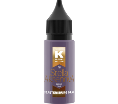 St.Petersburg Gray КРАСКА Tattoo Ink by Stella Aksenova