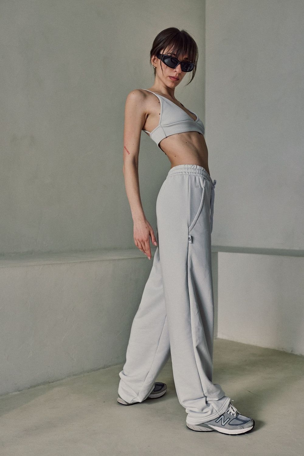 Топ One Two Hailey Grey Glacier