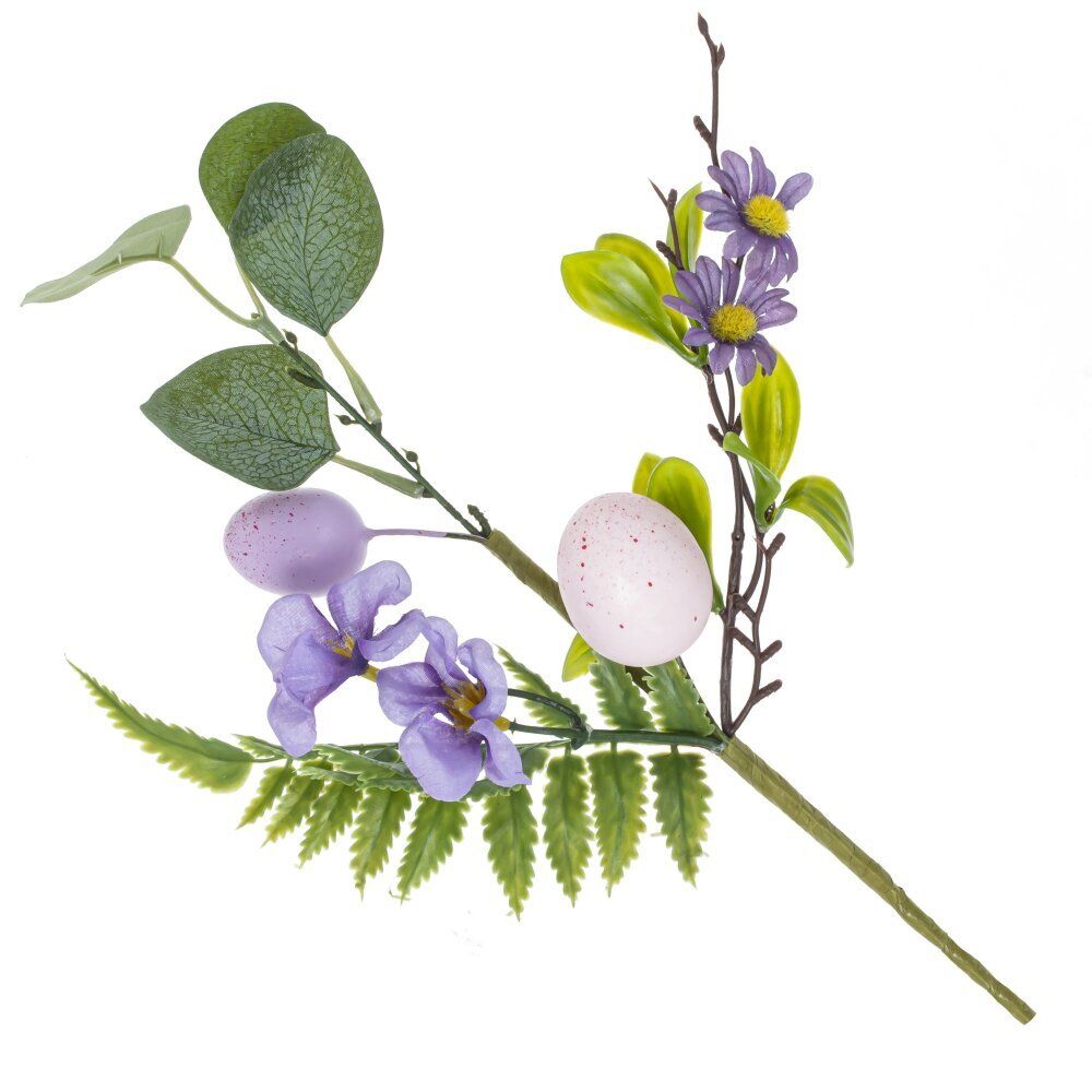 GAEM Ветка искусственная "Пасхальная", L19 W6 H32,5 см, 4в.
