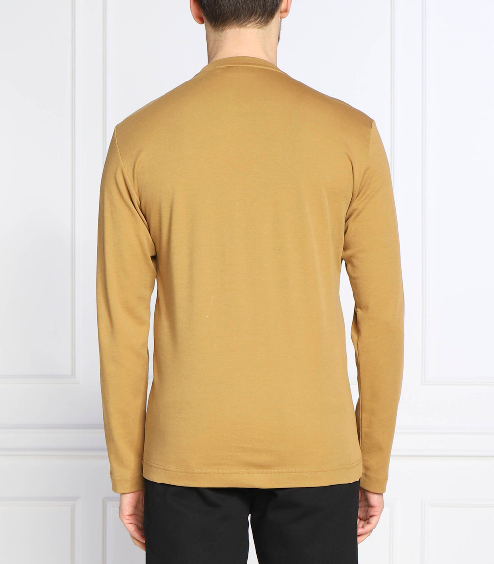 лонгслив micro logo Calvin Klein - светло-коричневый(K10K110629)