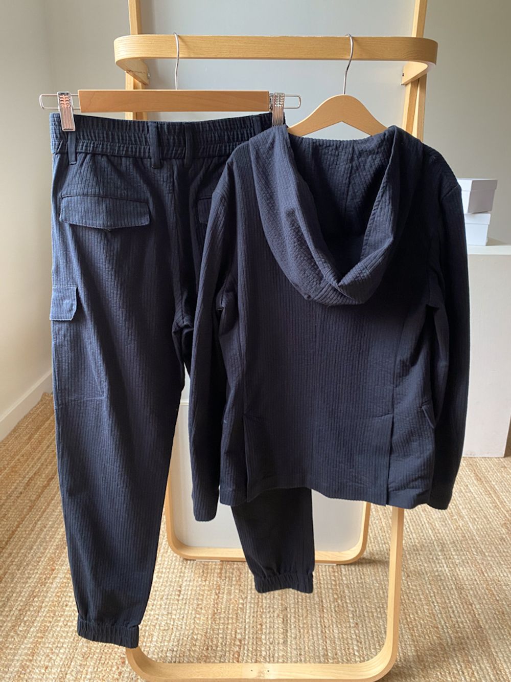 Хлопковый пиджак с капюшоном Armani, 152