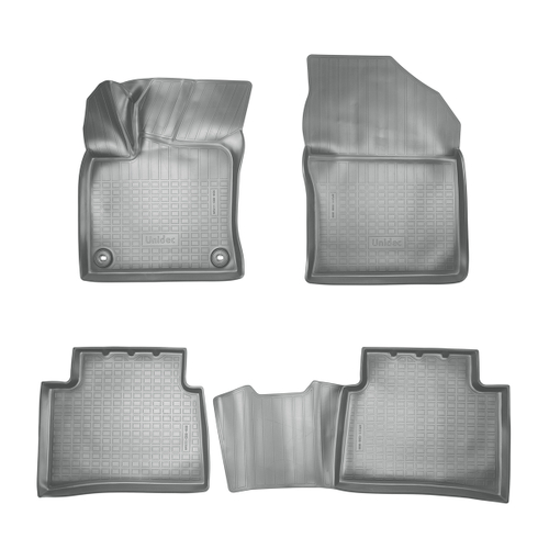 Ковры в салон Norplast/Unidec для Toyota Prius IV в кузове XW50 (2015-)Полиуретан,Серый, арт.NPA11-C88-600-G