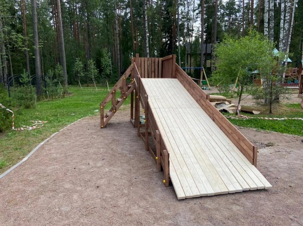 Зимняя горка "Метелица"