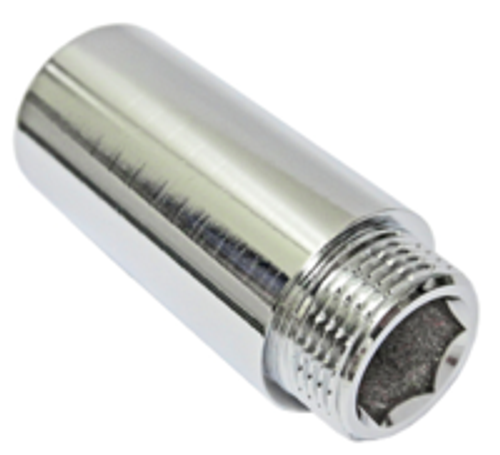 Переходник удлинитель хром 1/2"- 50мм