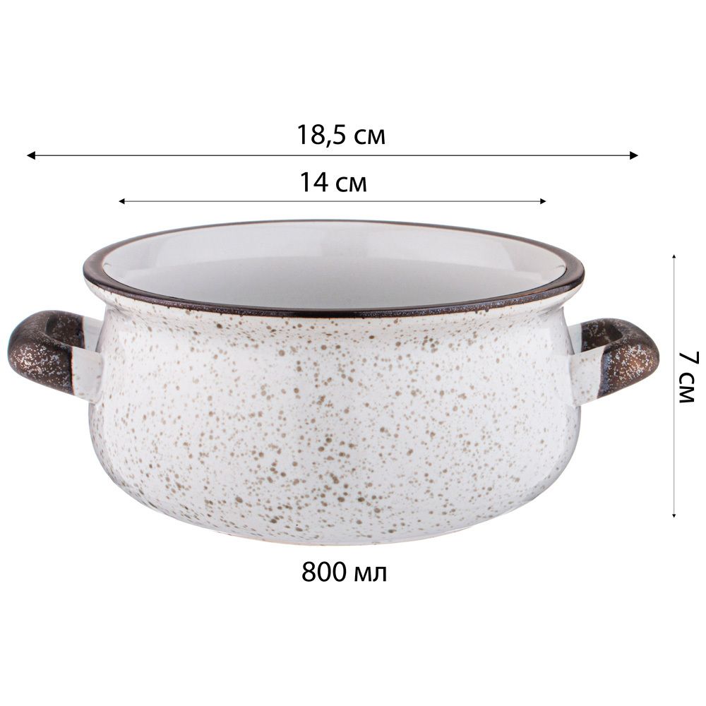 САЛАТНИК КОЛЛЕКЦИЯ "RIVIERA" ОБЪЕМ=800 МЛ 14*18,5*7 СМ