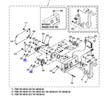 Наконечник на боуден Yamaha 703483450100
