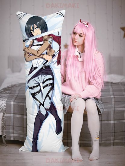 Дакимакура Микаса Аккерман арт. 0714